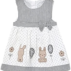 Vestido combinado negro - Imagen 1