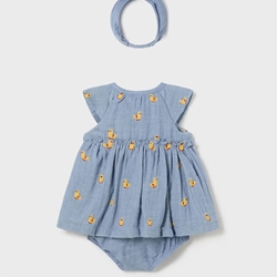 Vestido con diadema denim - Imagen 2