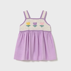 Vestido crochet lilac - Imagen 1