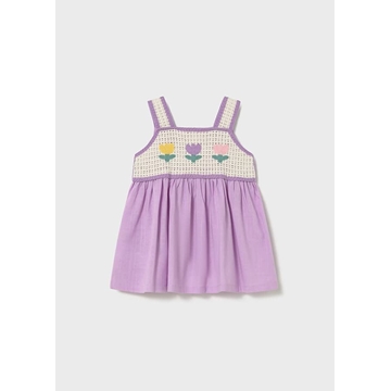 Vestido crochet lilac - Imagen 1