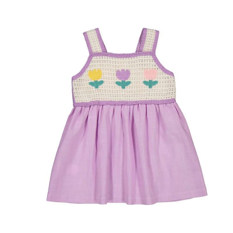 Vestido crochet lilac - Imagen 4