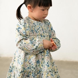 Vestido estampado anís - Imagen 1