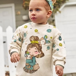 Vestido felpa garbanzo - Imagen 1