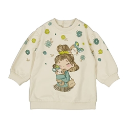 Vestido felpa garbanzo - Imagen 2