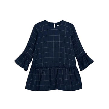 Vestido marino cuadros - Imagen 1