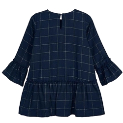 Vestido marino cuadros - Imagen 2