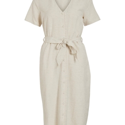 Vestido natural melange viprisilla - Imagen 1