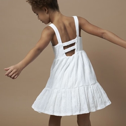 Vestido perforado crudo - Imagen 2