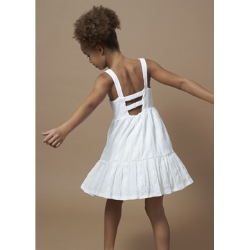 Vestido perforado crudo - Imagen 2