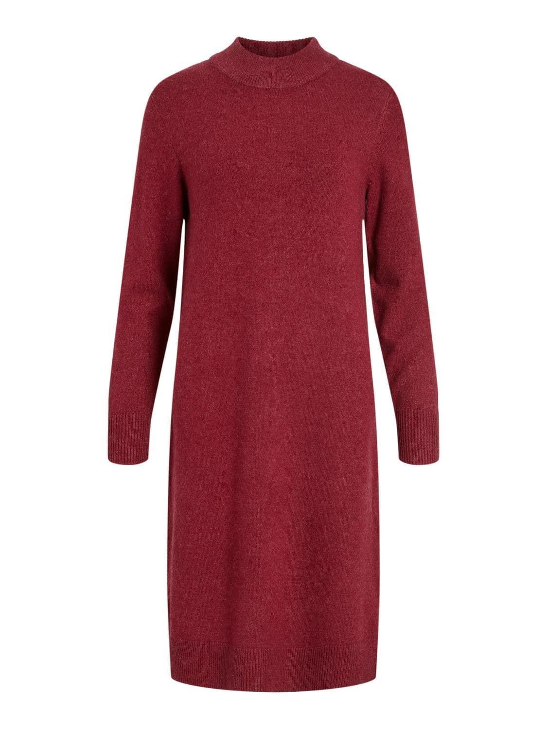 Vestido punto viril beet red - Imagen 1