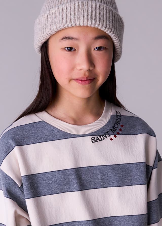 Vestido rayas acero - Imagen 2