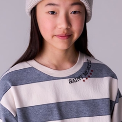 Vestido rayas acero - Imagen 2