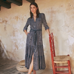 Vestido tejano gris - Imagen 1