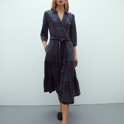 Vestido tejano gris - Imagen 2