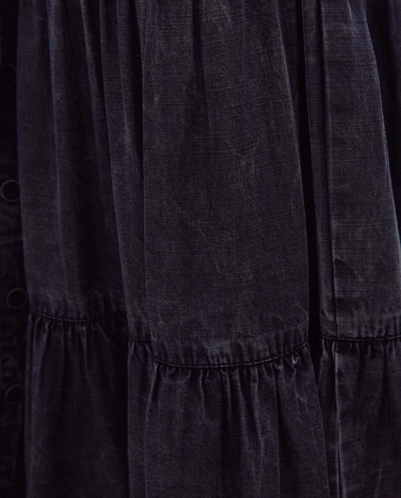 Vestido tejano gris - Imagen 6