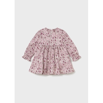 Vestido terciopelo estampado cuarzo - Imagen 2