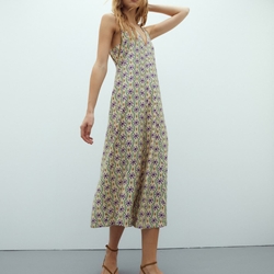 Vestido verde-morado - Imagen 1