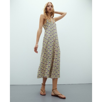 Vestido verde-morado - Imagen 1