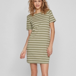 Vestido verde oliva vivinny - Imagen 1