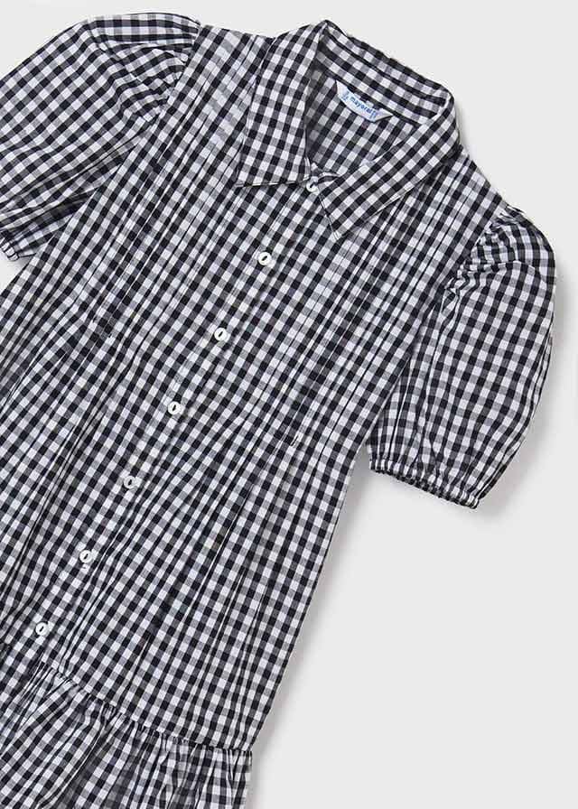 Vestido vichy negro - Imagen 3