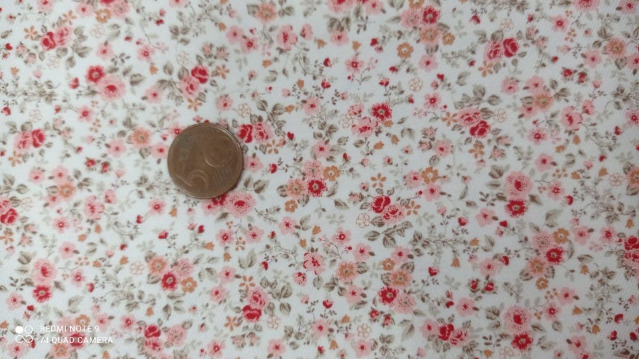 Viyela Algodón 100% rosado - Imagen 1