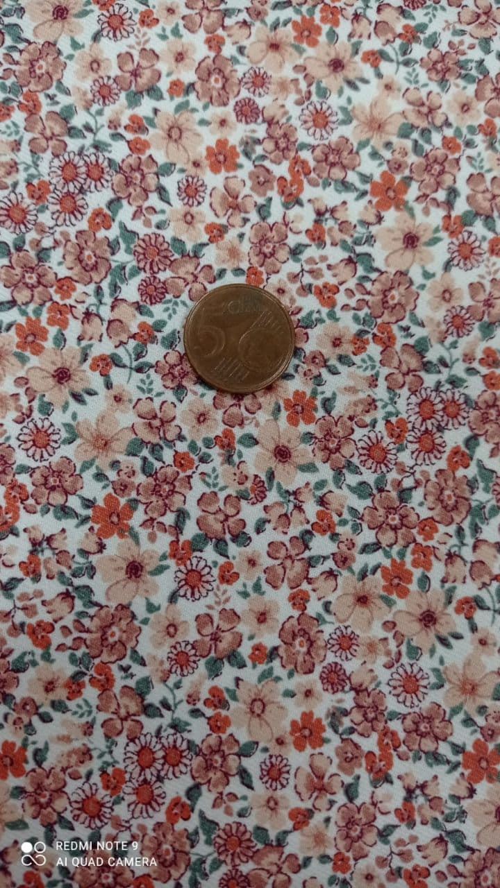 Viyela Algodón 100% teja - Imagen 1