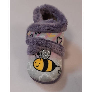 Zapatilla abeja perla/lila - Imagen 1