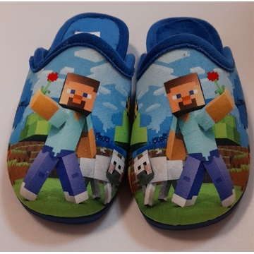 Zapatilla azulón bloques - Imagen 1