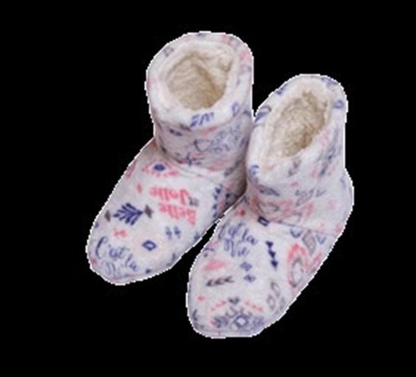 Zapatilla blanca estampada - Imagen 1