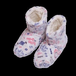 Zapatilla blanca estampada - Imagen 1