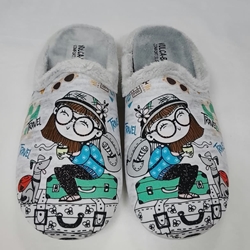 Zapatilla ceniza - Imagen 1