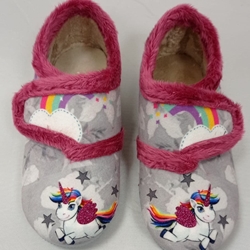 Zapatilla cerrada unicornio perla/cereza - Imagen 1