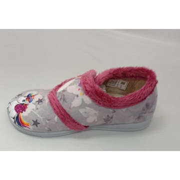 Zapatilla cerrada unicornio perla/cereza - Imagen 2