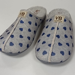 Zapatilla corazones marino - Imagen 2