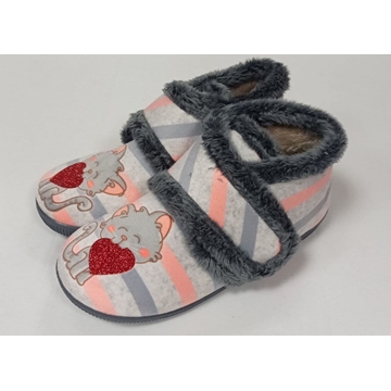 Zapatilla gatito marengo - Imagen 2