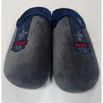 Zapatilla gris-marino - Imagen 1