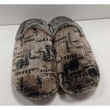 Zapatilla letras gris - Imagen 1