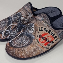 Zapatilla moto azul - Imagen 2